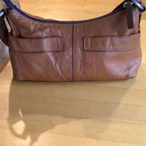 Small,leather Fossil handbag.